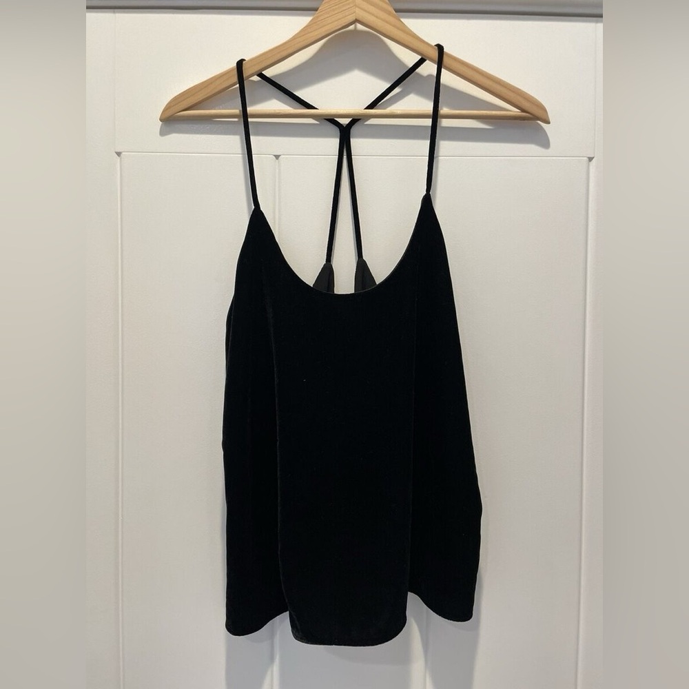 Zara Velvet top size XS in Black